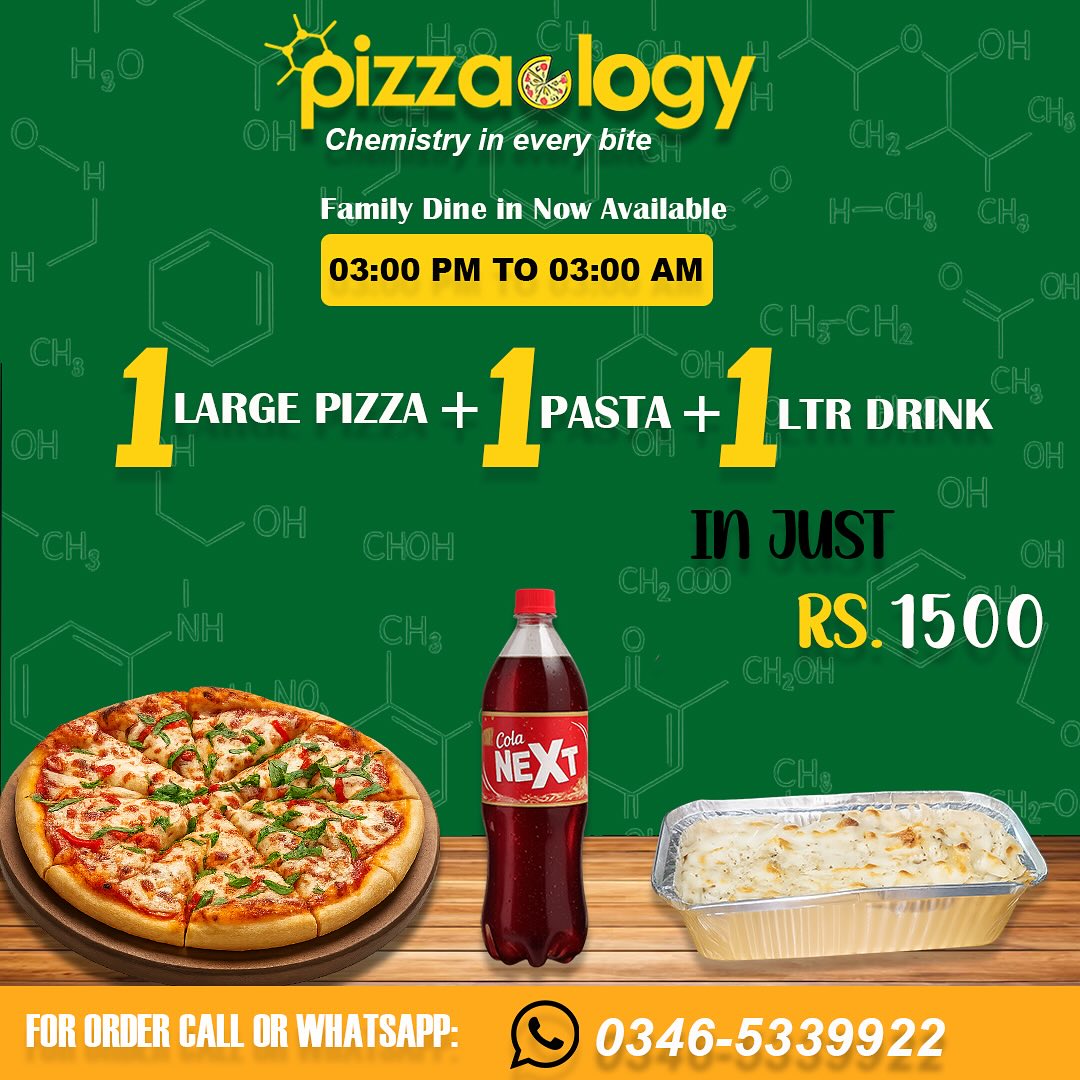 PIZZA n PASTA at Pizzaology in Islamabad