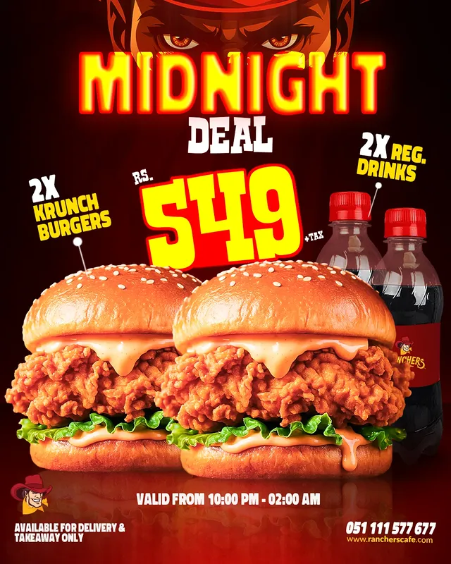 Midnight Deal at Ranchers in All Over Pakistan