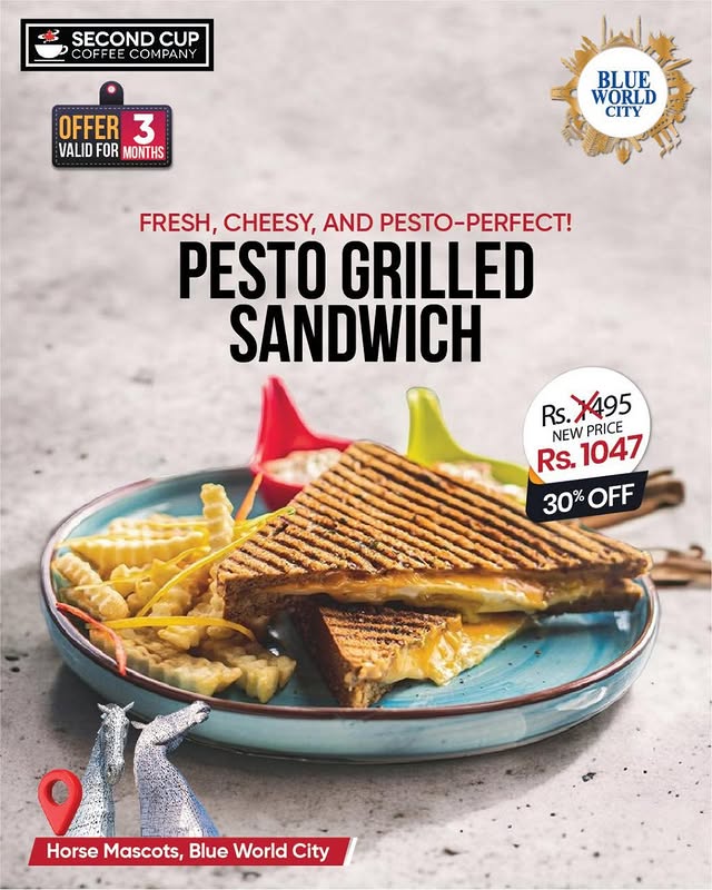 Pesto Grilled Sandwich