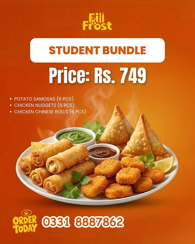 Student Bundle – Late-Night Food Combo for Just Rs. 749