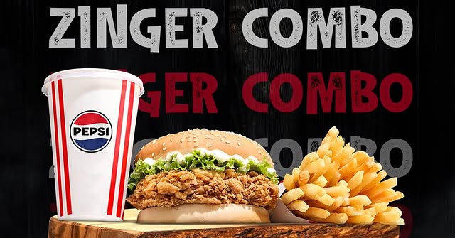 KFC Zinger Combo Deal – A Complete Meal for Rs. 910