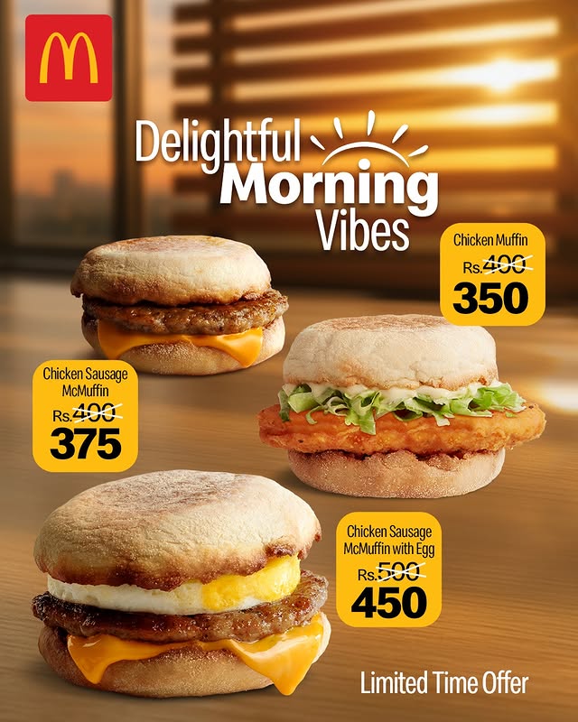 Delightful Morning Vibes – McMuffins at Special Prices ☀️🍔