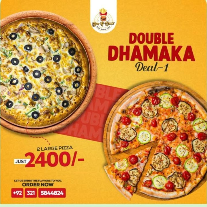 Double Dhamaka Pizza Deals – More Pizza, More Value 🍕🔥