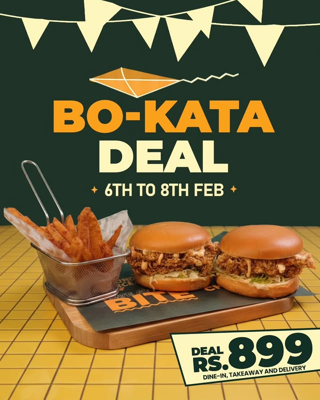Basant Bo-Kata Deal at Second Slice Lahore – Only Rs. 899 🪁🍕